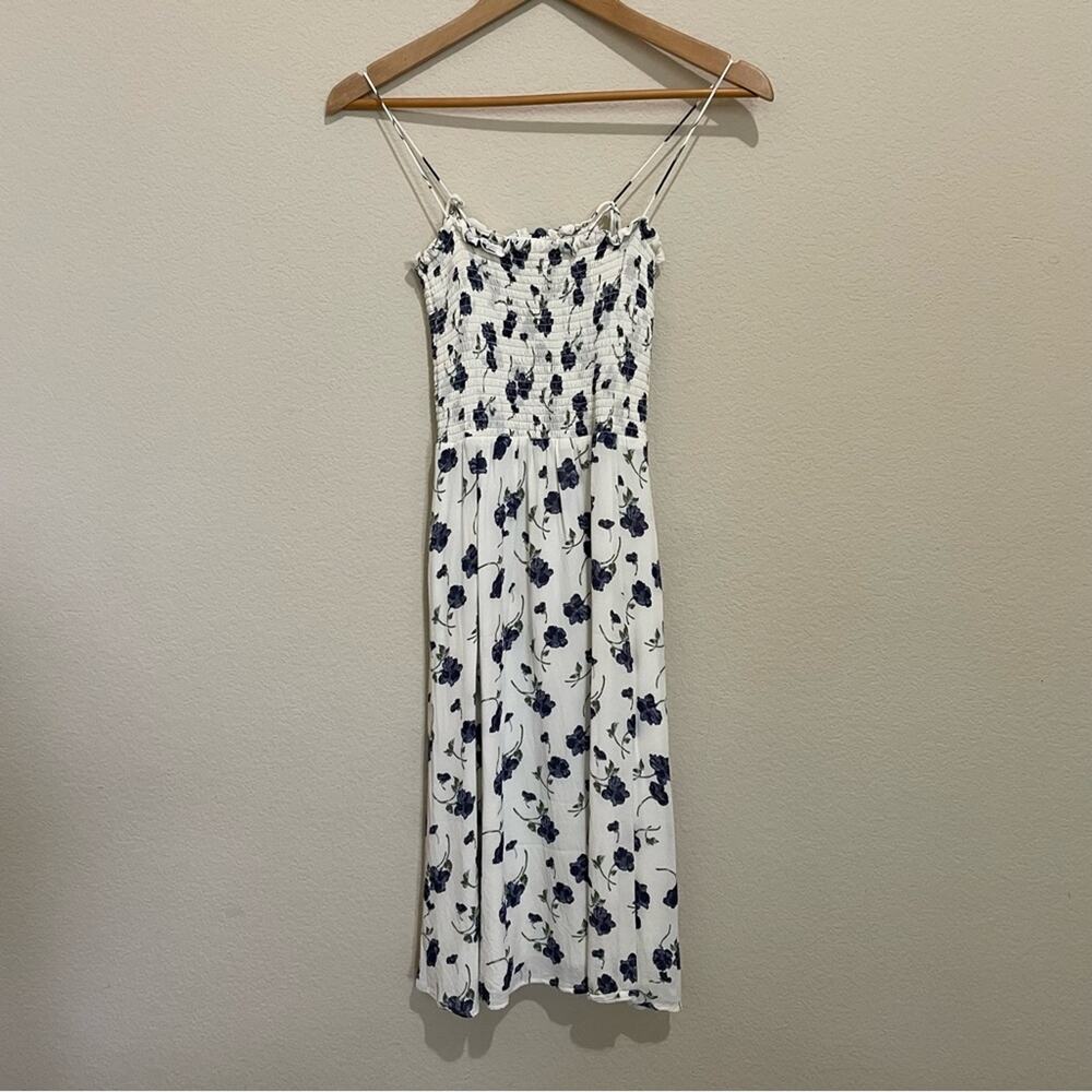 Reformation Sable Dress Blueberries - Picture 4 of 7